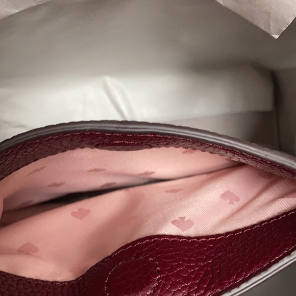 NWT Kate Spade Leather Marti Chevron Bucket XBody - Picture 4 of 15